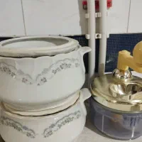 سوپ خوری دو عدد و خورد کن دستی