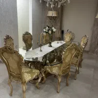 مبل استیل و ناهارخوری و بوفه