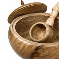 آجیل خوری دست ساز مدل M16 به همراه پیمانه
