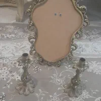 با سلام،آیینه وشمعدان
