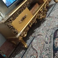 میز تلویزیون طلایی