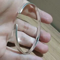 دستبند نقره بنگل اسپرت