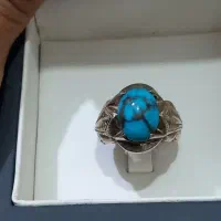انگششتر فیروزه فوق العاده خوش رنگ