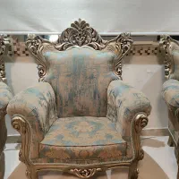 مبل استیل سلطنتی ۹ نفره|مبلمان خانگی و میز عسلی|نوشهر, |دیوار