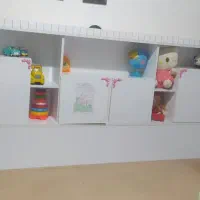 تخت دو طبقه مهمان و میزبان|تخت و سرویس خواب|بیرجند, |دیوار