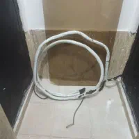 لوله مسی کولر گازی با کابل و گاز تک شعله آک|کولر گازی و فن‌کوئل|مشهد, حضرت حجت|دیوار