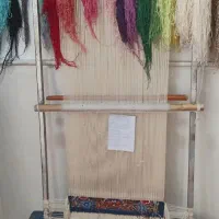 نیاز به بافنده تابلو نیمه کاره ابریشم