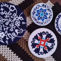 دیوار کوب سفالی l صنایع دستی l دکوری l تزئینی
