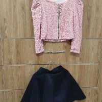 شومیز مجلسی و دامن.