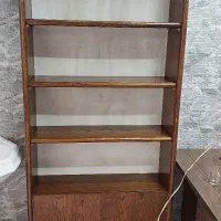کتابخانه تمام چوب