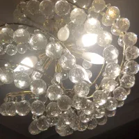 لوستر شیشه ایی ۸ شعله|لوستر و چراغ آویز|تهران, سردارجنگل|دیوار