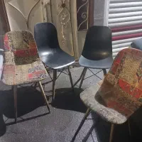 ۴ عدد صندلی فایبر گلاس