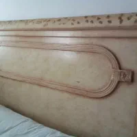 تخت و پاتختی و دراور چوبی مدل عربی بزرگ|تخت و سرویس خواب|شیراز, جانبازان|دیوار