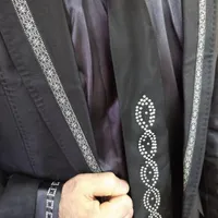 کت شلوار مجلسی همراه با بولیز ساتن وکراوات|لباس|املش, |دیوار