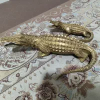 مجسمه های برنزی خارجی تمساح|مجسمه، تندیس، ماکت|تهران, شهرک آسمان|دیوار