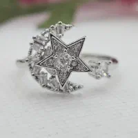 انگشتر اسپینری ماه ستاره (چرخشی)