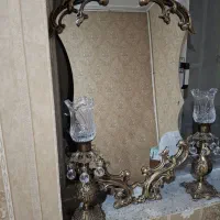 فروش آینه و شمعدان برنز +ساعت برنز|آینه|کرمانشاه, |دیوار