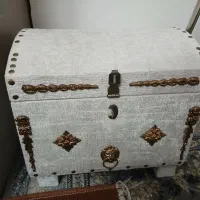 صندوقچه چوبی عروس|صنایع دستی و سایر لوازم تزئینی|رودسر, |دیوار