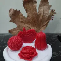 شمع توپی گل رز|صنایع دستی و سایر لوازم تزئینی|تهران, دریان‌نو|دیوار