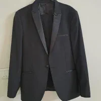 کت و شلوارمشکی مردانه سایز۴۸ ماک پرسون ترکیه نو