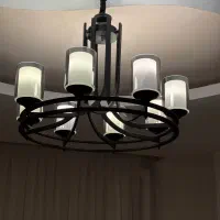 لوستر لهستانی مستقیم تولیدی ضمانتی|لوستر و چراغ آویز|مشهد, نرگس (شهرک غرب)|دیوار