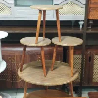 جلو مبلی عسلی ۴ تکه گرد رنگ بندی کامل