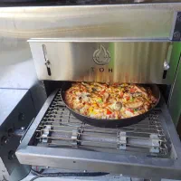 فر ریلی پیتزا سرخ کن تاپینگ جوجه گردان دیسپلی