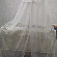 گهواره کودک با پشه بند|تخت و صندلی بچه|گرگان, |دیوار