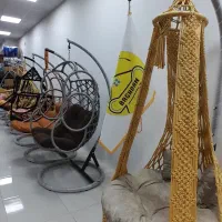 تاب ریلکسی  تابریلکسی  کلاف بزرگ مکرومه شاه نشین|مبلمان خانگی و میز عسلی|کرج, مطهری|دیوار