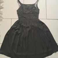 پیراهن شب نگین دار با آستر حریر