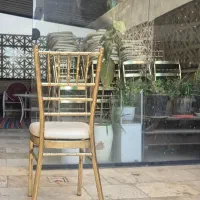 70عدد صندلی شیواری آبکاری