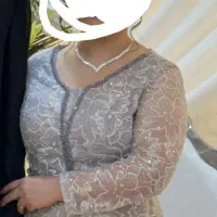 لباس مجلسی رنگ یاسی سایز۴۴ ۴۶