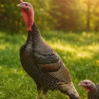 بوقلمون خانگی رسمی بومی ارگانیک