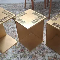 میز تلفن .میز عسلی و سطل اشغال و جای دستمال کاغذی|مبلمان خانگی و میز عسلی|رباط‌کریم, رباط‌کریم|دیوار