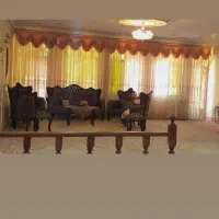 مبل استیل ۹نفره وپرده به فروش میرسد