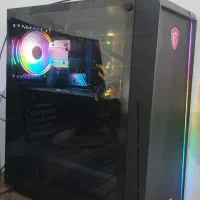 کیس و مانیتور خمیده حرفه‌ای برای گیم و طراحی|رایانه رومیزی|بوکان, |دیوار