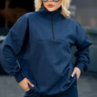 ست هودی نیم زیپ و شلوار|لباس|تهران, نعمت‌آباد|دیوار