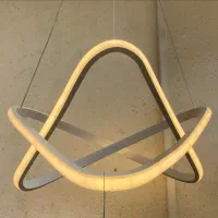 لوستر مدرن مدل مثلث ۳مات