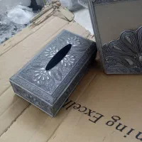 جا دستمال کاغذی و سطل زباله