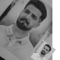 نقاشی چهره سیاه‌قلم|تابلو، نقاشی، عکس|شیراز, شهرک گلستان|دیوار