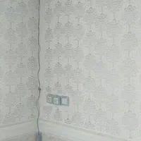 طرح کاغذ دیواری با رنگ کاری زیبا وتمیز|خدمات پیشه و مهارت|شهرکرد, |دیوار