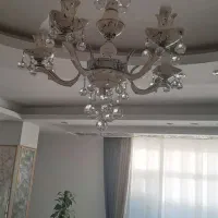 باسلام دوعدد لوستر سرامیکی پنج شاخه در حد نو نو|لوستر و چراغ آویز|کرمانشاه, |دیوار