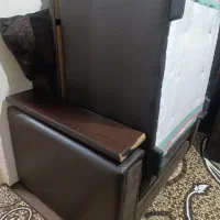 مبل قهوه ای به همراه میز|مبلمان خانگی و میز عسلی|رشت, سلیمانداراب|دیوار