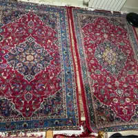 دو تخته فرش  دستبافت قدیمی