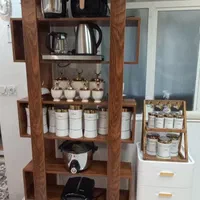 قفسه کتاب و دکوری B09 ام دی اف و چوبی|کتابخانه، شلف، قفسه‌های دیواری|ارومیه, |دیوار