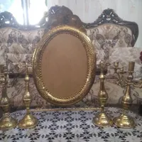 اینه شمعدان برنزی|آینه|مراغه, |دیوار