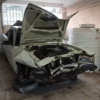 خودرو وانت بار تصادفی
