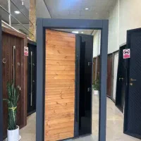 درب آماده حمام آلومینیومی/چوبی اتاقی/ضدسرقت/انباری