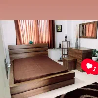 تخت وسرویس کامل تمام ام دی اف|تخت و سرویس خواب|چالوس, |دیوار