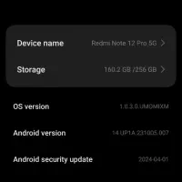شیائومی Redmi Note 12 Pro با حافظهٔ ۲۵۶ گیگابایت